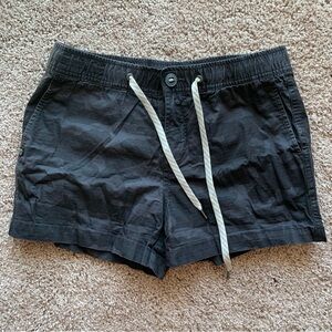 Vuori Womens Ripstop Shorts Small Black Gray Camouflage Camo VW364 Pockets